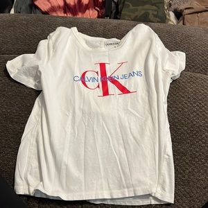 Calvin Klein crop top.